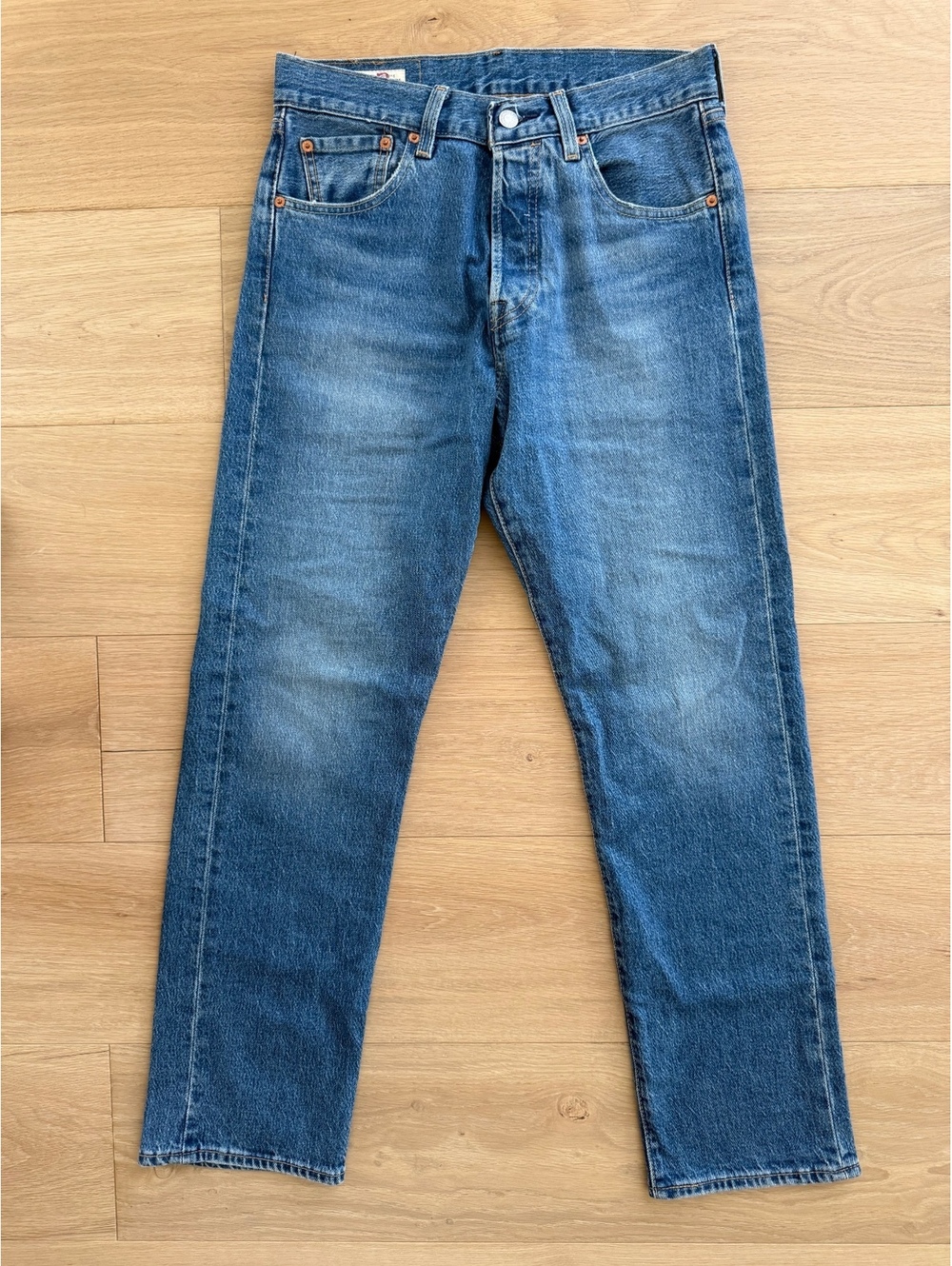 Levi’s Premium 501 ’93 Straight Jeans Medium Wash W29 L30 Button Fly
